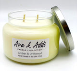 Amber & Driftwood Soy Candles