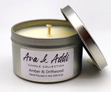 Amber & Driftwood Soy Candles