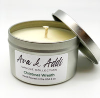 Christmas Wreath Scented Candle